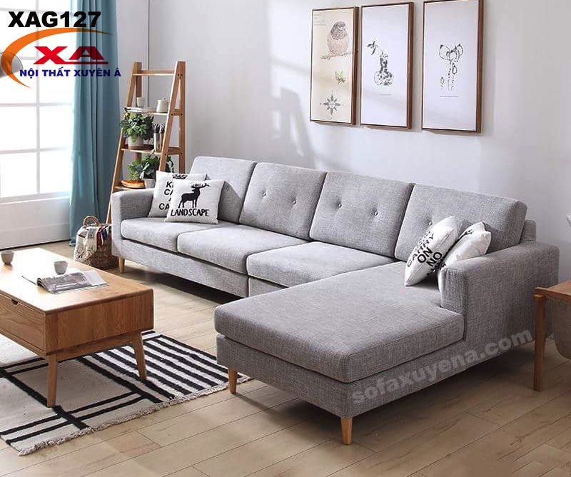 Sofa vải đẹp XAG127 tại Nội Thất Xuyên Á