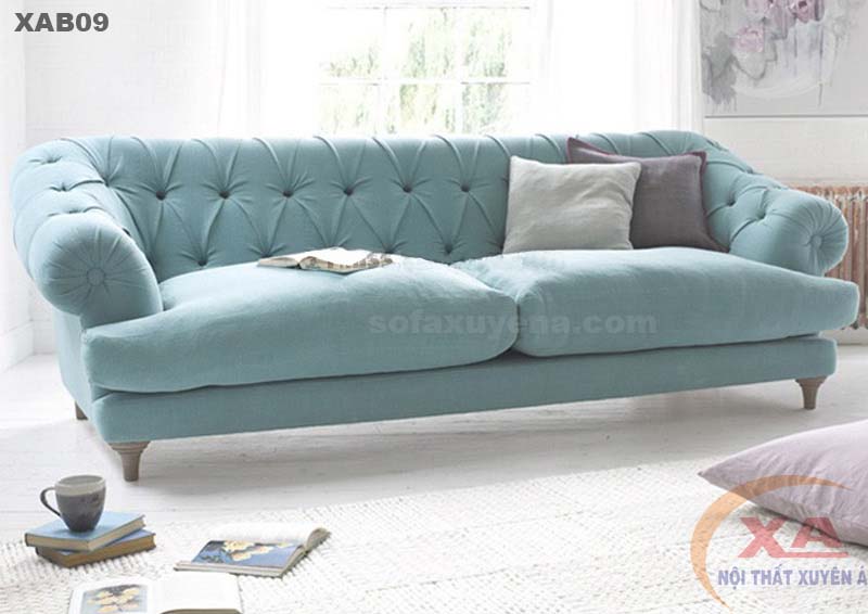 Sofa vải nhung XAB10 tại Nội thất Xuyên Á