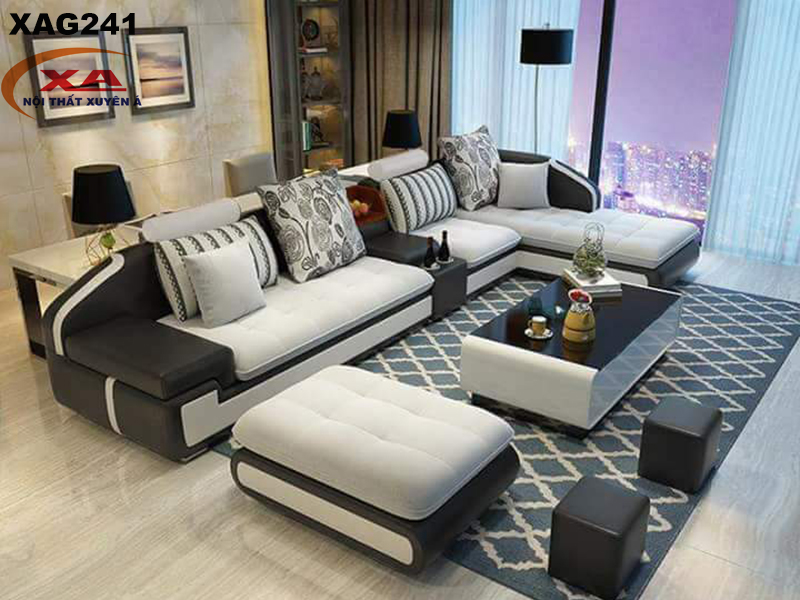 Mẫu sofa góc đẹp XAG241 tại Sofa Xuyên Á
