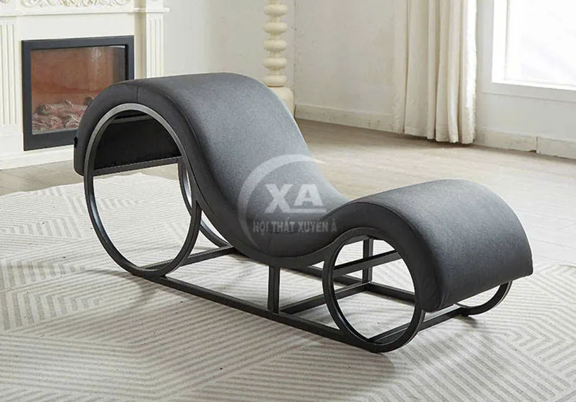 Mẫu ghế tình yêu có khung sắt uốn cao cấp