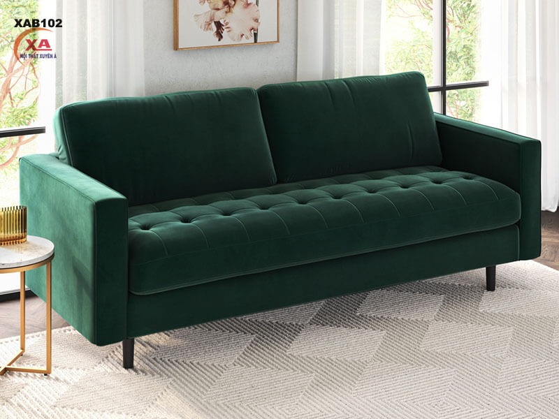 Sofa băng vải nhung XAB102 - Nội Thất Xuyên Á