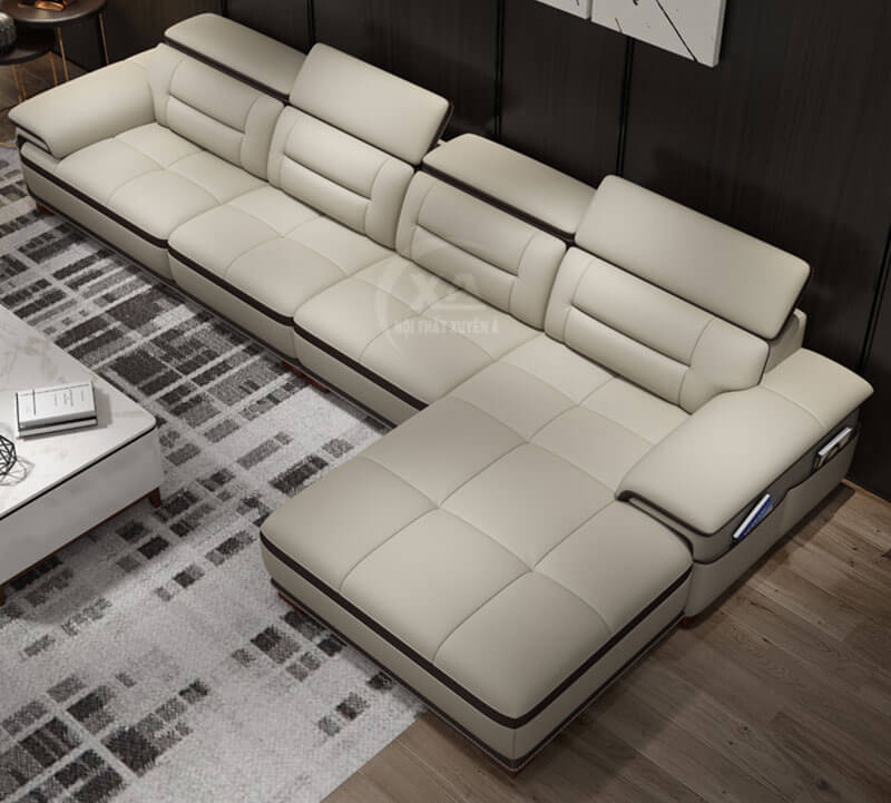 Sofa chất liệu da cao cấp tại Nội Thất Xuyên Á