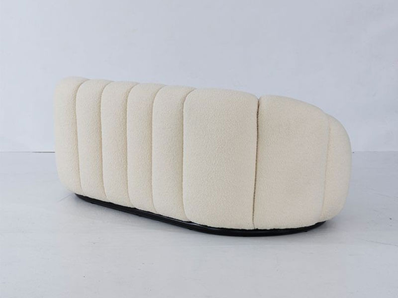 Chi tiết sofa băng màu trắng XAB116