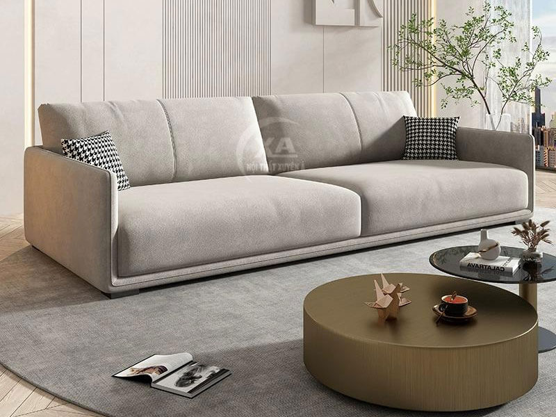 Ghế sofa băng giá rẻ TPHCM thiết kế đơn giản bọc vải cao cấp tại Nội Thất Xuyên Á.